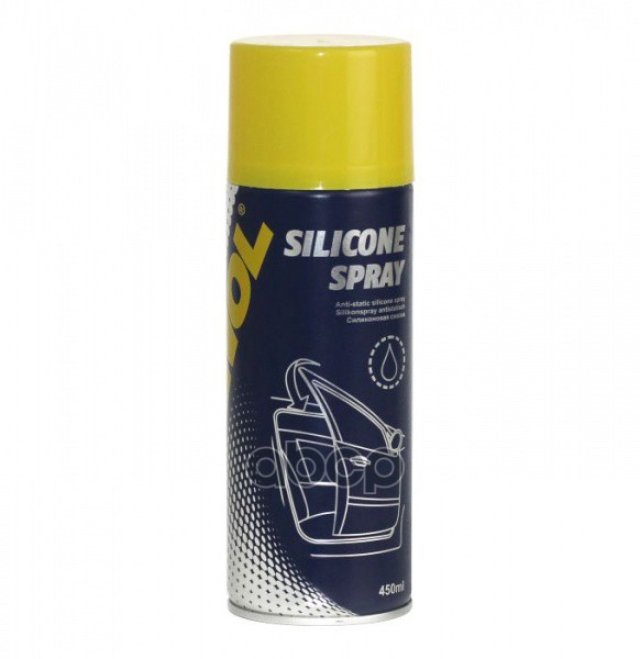 399 р. Смазка Силиконовая Mannol Silicone Spray Antistatisch (450 Мл) Аэрозоль. (9963) MANNOL арт. 2279  с доставкой в г. Кемерово