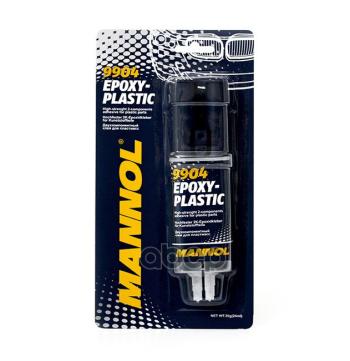 Клей Эпоксидный Mannol Epoxy-Plastic Для Пластика (2-Х Компонент.,5 Мин.) (30 Гр) (9904) MANNOL арт. 2405