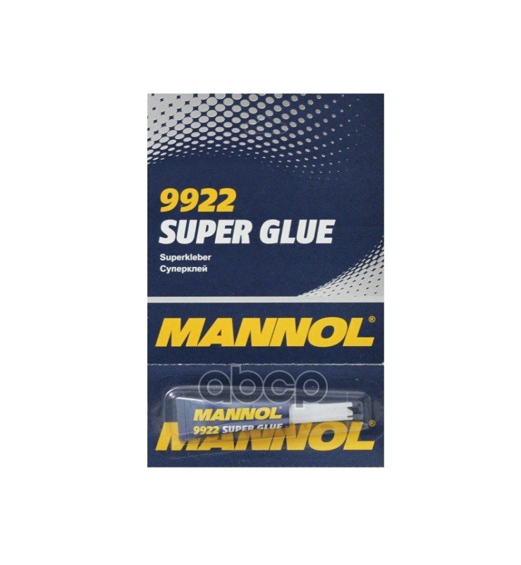 43 р. Клей Секундный Mannol Super Glue (3 Гр) (9922) MANNOL арт. 2439  с доставкой в г. Кемерово