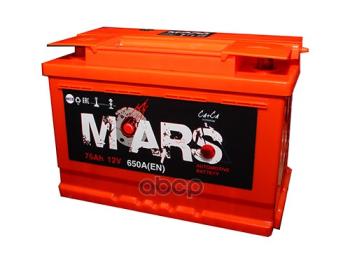 Аккумулятор  75 Mars Прямая Полярность MARS арт. 6CT-75L1