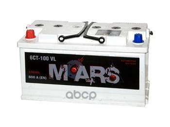 Аккумулятор 100 Mars Прямая Полярность MARS арт. 6СТ-100L1