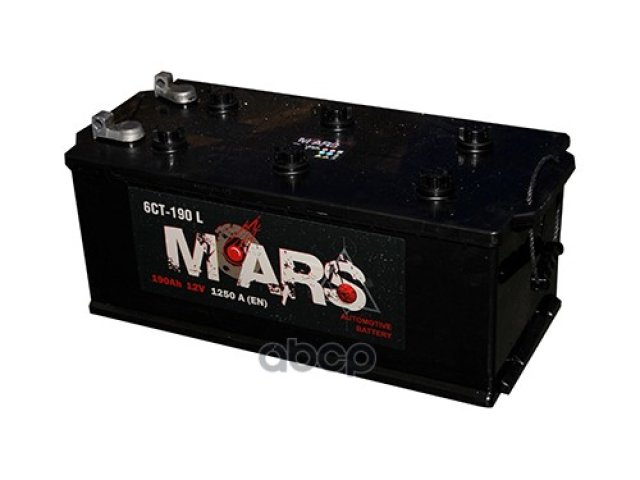 20 699 р. Аккумулятор 190 Mars Рос. Полярность (Болт) MARS арт. 6СТ-190L1 bolt  с доставкой в г. Кемерово