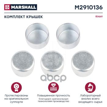 419 р. РК Суппорта Sn Заглушка Ф40*24,5 Мм (Для Cksk62) Комплект 5 Шт MARSHALL арт. M2910136  с доставкой в г. Кемерово. Увеличить фотографию 1