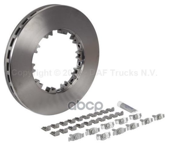 21 759 р. 1812563 Диск Тормозной Cf657585Xf95105 375X44x128 (Болты, Фиксаторы, Паста) DAF арт. 1812563  с доставкой в г. Кемерово