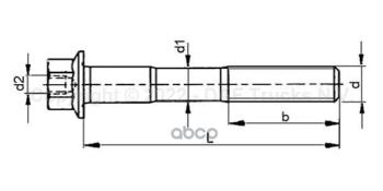 6 179 р. 2295490 Болт Коренной DAF арт. 2295490  с доставкой в г. Кемерово. Увеличить фотографию 2