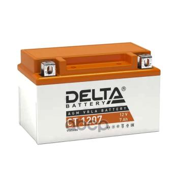 Аккумулятор  12V -  7 АЧ Delta Ct (Ytx7a-Bs) DELTA battery арт. CT 1207