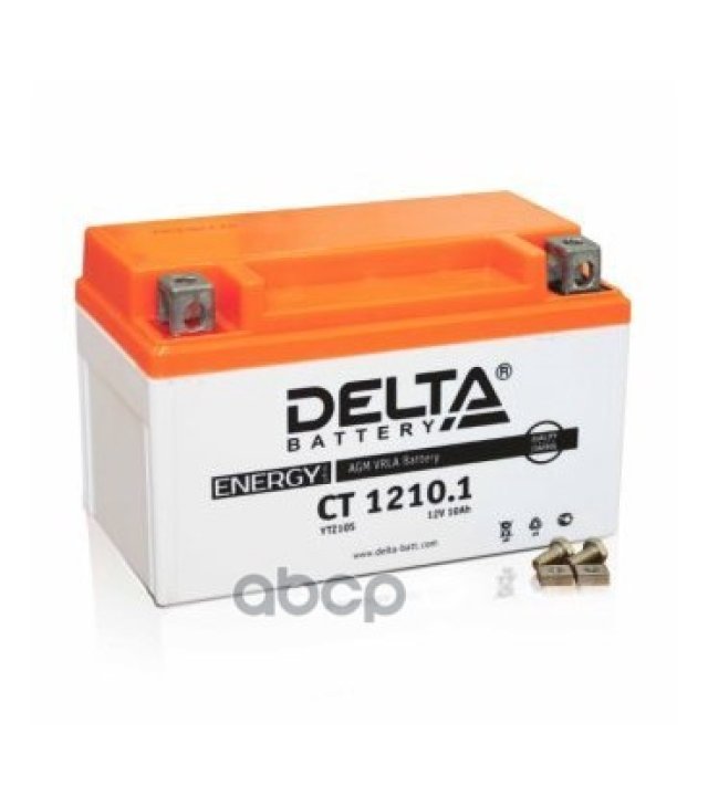 2 999 р. Аккумулятор  12V - 10 АЧ Delta Ct (Ytz10s) DELTA battery арт. CT 1210.1  с доставкой в г. Кемерово