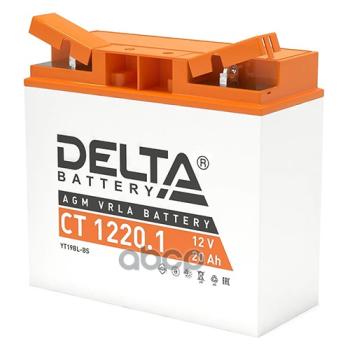 Аккумулятор  12V - 20 АЧ Delta Ct (Ytx20l-Bs) DELTA battery арт. CT 12201