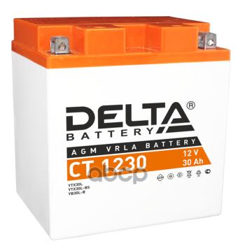 Аккумулятор  12V - 30 АЧ Delta Ct (Ytx30l, Yb30l-B) DELTA battery арт. CT 1230