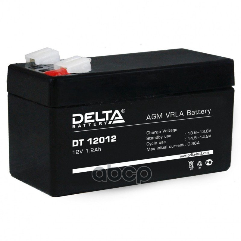 769 р. Аккумулятор  12V -  1.2 АЧ Delta Dt DELTA battery арт. DT 12012  с доставкой в г. Кемерово