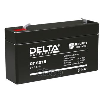 Аккумулятор   6V -  1,5 АЧ Delta Dt DELTA battery арт. DT 6015