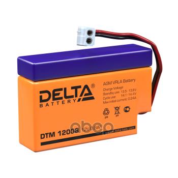 Аккумулятор  12V -  0,8 АЧ Delta Dtm DELTA battery арт. DTM 12008