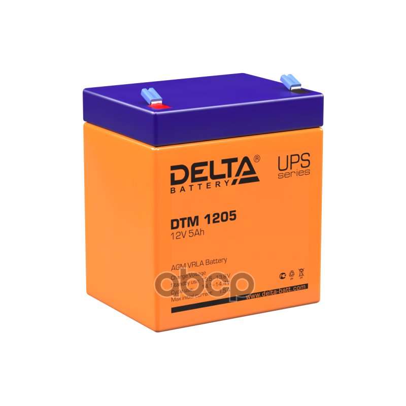 1 839 р. Аккумулятор  12V -  5 АЧ Delta Dtm DELTA battery арт. DTM 1205  с доставкой в г. Кемерово