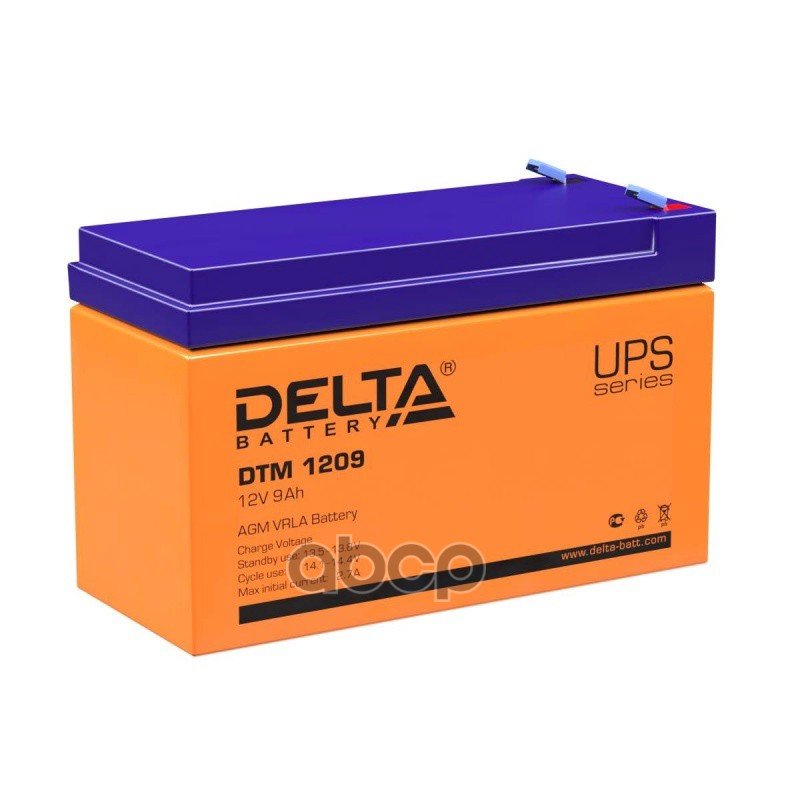 2 399 р. Аккумулятор  12V -  9 АЧ Delta Dtm DELTA battery арт. DTM 1209  с доставкой в г. Кемерово