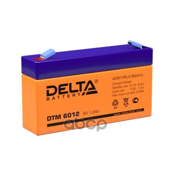 Аккумулятор   6V -  1,2 АЧ Delta Dtm DELTA battery арт. DTM 6012
