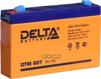 Аккумулятор   6V -  7 АЧ Delta Dtm DELTA battery арт. DTM 607