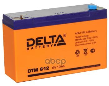 Аккумулятор   6V - 12 АЧ Delta Dtm DELTA battery арт. DTM 612