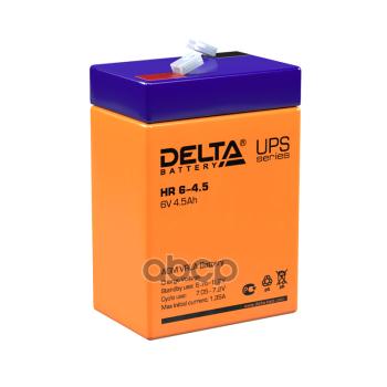 Аккумулятор   6V -  4,5 АЧ Delta Hr DELTA battery арт. HR 6-4,5