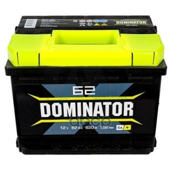 Аккумулятор  62 Dominator Обратная Полярность DOMINATOR арт. 562 108 060