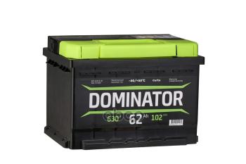 Аккумулятор  62 Dominator Обратная Полярность (Низкий) DOMINATOR арт. 562 110 060