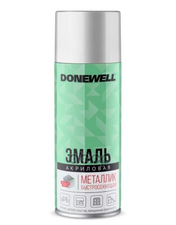 259 р. Краска-Спрей Donewell Универсальная Металлик Хром (520Мл) (Dw-1027) DONEWELL арт. DW-1027  с доставкой в г. Кемерово. Увеличить фотографию 1