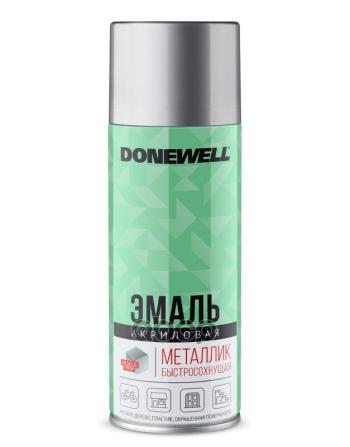 261 р. Краска-Спрей Donewell Универсальная Металлик Хром Зеркальный (520Мл) (Dw-1033) DONEWELL арт. DW-1033  с доставкой в г. Кемерово. Увеличить фотографию 1
