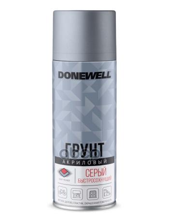 Грунт-Спрей Donewell Универсальный Акриловый Серый (520Мл) (Dw-2101) DONEWELL арт. DW-2101