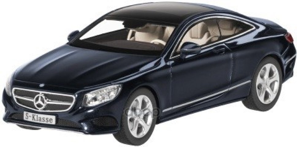 3 839 р. Модель Авто 1:43 S- Класс Купе, «Синий Кавансит» MERCEDES-BENZ арт. B66961241  с доставкой в г. Кемерово