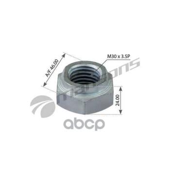 Гайка M30*3.5 H=28 Bpw Mansons арт. 300098