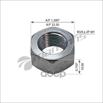 Гайка М24*2 Mansons арт. 600183