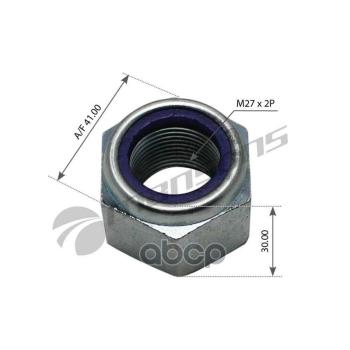 Гайка М27x2 Пальца Рессоры Sсhmitz Mansons арт. NLN102