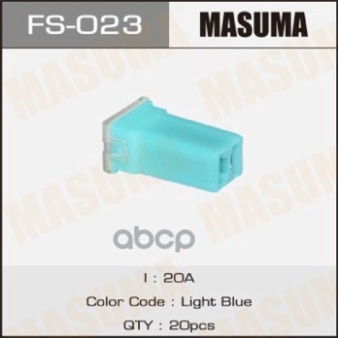 489 р. Предохранитель Силовой Квадрат 20А Masuma Masuma арт. FS-023  с доставкой в г. Кемерово