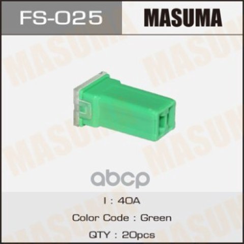 489 р. Предохранитель Силовой Квадрат 40А Masuma Masuma арт. FS-025  с доставкой в г. Кемерово