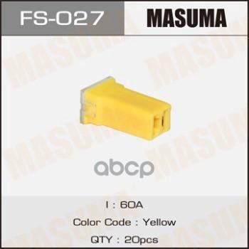 489 р. Предохранитель Силовой Квадрат 60А Masuma Masuma арт. FS-027  с доставкой в г. Кемерово. Увеличить фотографию 1