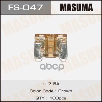 Fs047 Предохранитель Low Profile Mini 5A  1 Шт Masuma арт. FS047