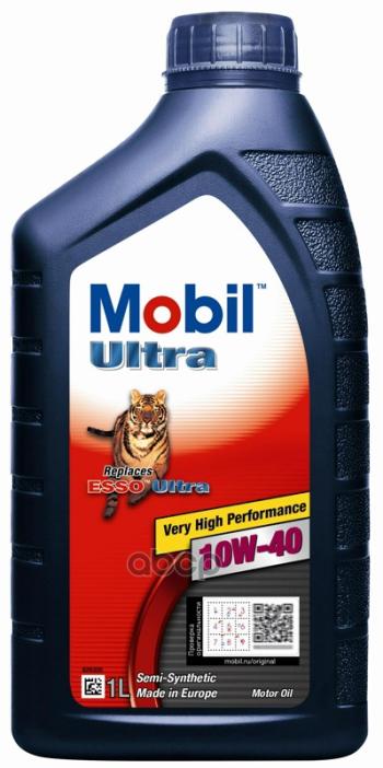 Mobil Масло Mobil Моторное  10W-40 (1Л) Полусинтетика (Бывшая Ultra)