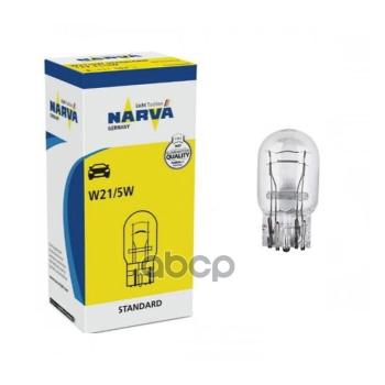 160 р. Лампа 12 V 215 W (2-Х Контакт.) Narva (Габариты, Стоп-Сигнал) Без Цоколя W3*16G (17919*) Narva арт. 17919*  с доставкой в г. Кемерово. Увеличить фотографию 1