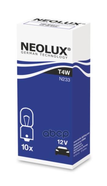 32 р. Лампа 12 V  4 W Neolux  Ba9s Original (Nl-233) Neolux арт. N233  с доставкой в г. Кемерово. Увеличить фотографию 1