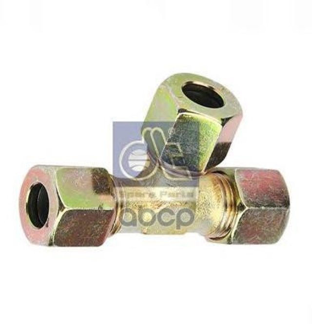 909 р. Соед. Торм. Трубки Ф10 Тройник Мех. ( Т-Образный) DT Spare Parts арт. 963003  с доставкой в г. Кемерово