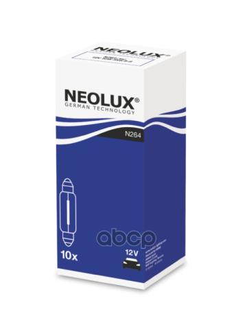 59 р. Лампа 12 V 10 W Neolux  Софитная (Осветит.салона,Номера,Багажник) Sv8.5-8-35 См Original (Nl-264) Neolux арт. N264  с доставкой в г. Кемерово. Увеличить фотографию 1