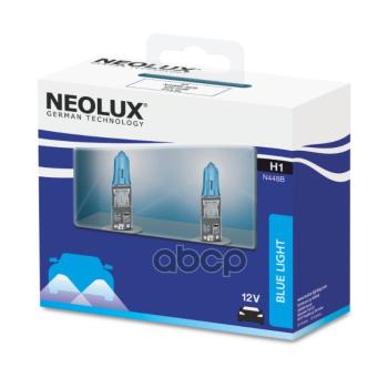 789 р. Лампа Галогеновая H1 12V  55W Neolux Blue Light4000k (К-Кт 2Шт) Original (Nl-448B2) Neolux арт. N448B-2SCB  с доставкой в г. Кемерово. Увеличить фотографию 1