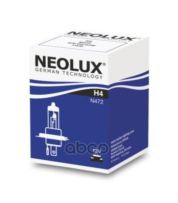 225 р. Лампа Галогеновая H4 12V  6055W Neolux  P43t-38 Original (Nl-472) Neolux арт. N472  с доставкой в г. Кемерово. Увеличить фотографию 1