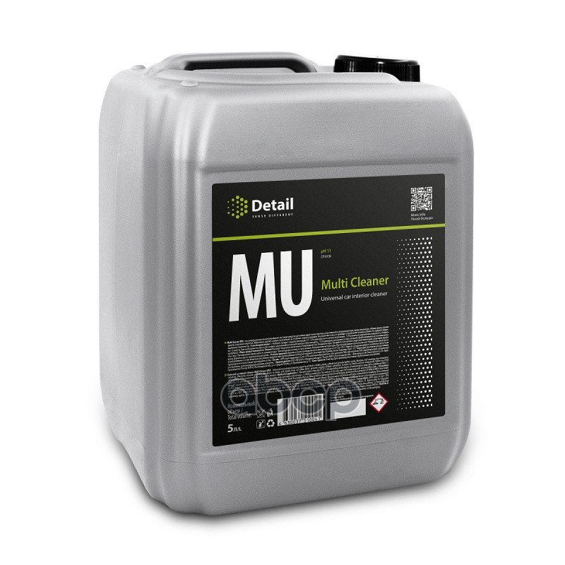 2 469 р. Очиститель Обивки Салона Detail Mu Multi Cleaner Универсальный (5 Л.) Канистра Detail арт. DT-0109  с доставкой в г. Кемерово