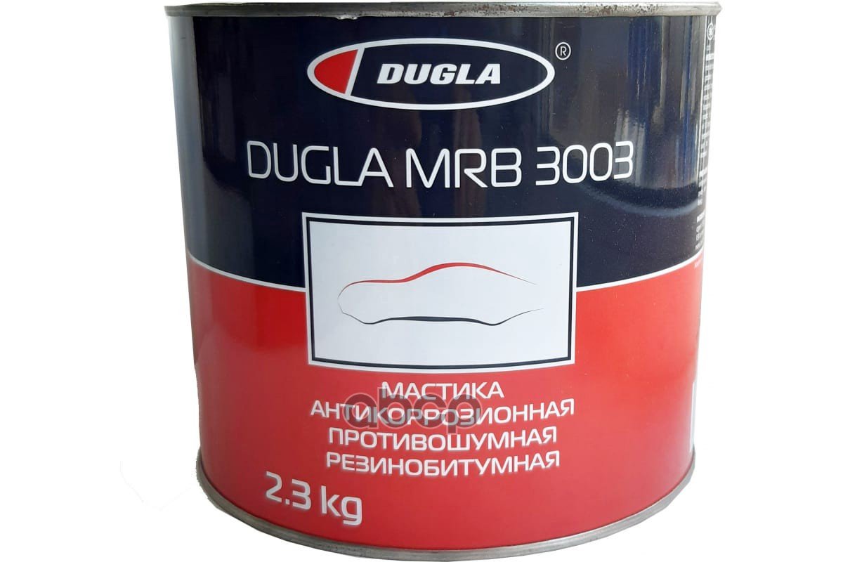 619 р. Мастика Dugla Mrb 3003  (Антикор.,Противошум.,Резинобитум.) (2,3 Кг) ЖБ (Dugla Mrb 3003) Dugla арт. D010102  с доставкой в г. Кемерово