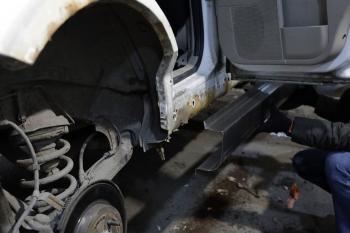 Комплект ремонтных порогов (USA) AUTOFERRUM Ford Escape 2 (2008-2012) (оцинкованная сталь 1 мм)