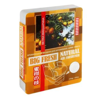 Ароматизатор под сиденье гелевый (мандарина ветка) Big Fresh FKVJP