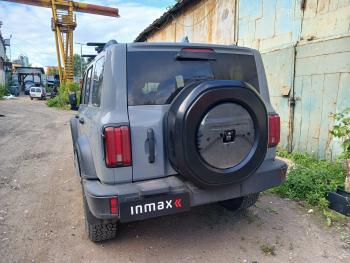 Пластиковый колпак (чехол) (под грязевую резину) запасного колеса RALEX Tank 300 (2020-2025) (неокрашенная)