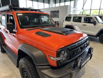 21 999 р. Накладки на капот RALEX  Tank 300 (2020-2025) (черный матовый)  с доставкой в г. Кемерово. Увеличить фотографию 12