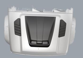 21 999 р. Накладки на капот RALEX  Tank 300 (2020-2025) (черный матовый)  с доставкой в г. Кемерово. Увеличить фотографию 3