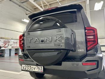 21 999 р. Пластиковый колпак (чехол) запасного колеса RALEX  Tank 400 (2023-2025) (черный глянец (лак))  с доставкой в г. Кемерово. Увеличить фотографию 5